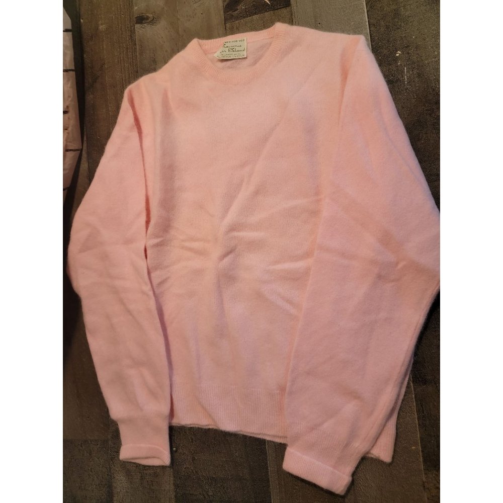 Precious Fun blend lambs wool pink sweater women's‎ top